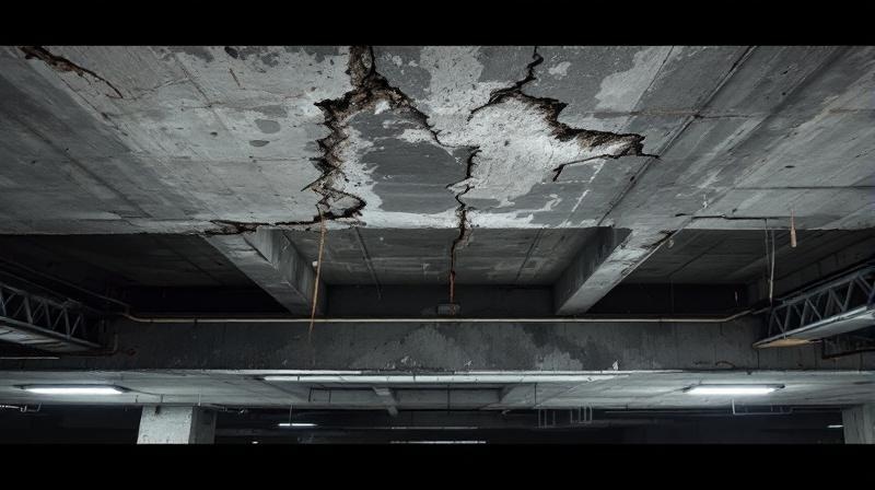 Betonschäden an Tiefgarage und Kellerdecke